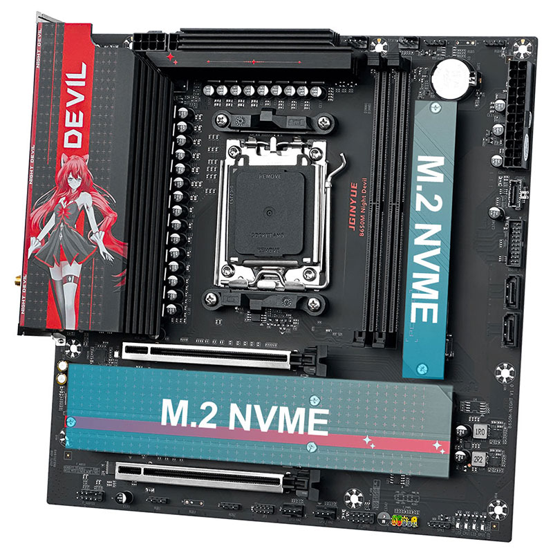 JGINYUE B650M NIGHT DEVIL Desk - đánh giá và giá X870E Atx Motherboard